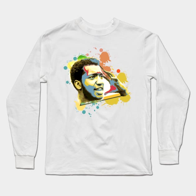 Fred Hampton Long Sleeve T-Shirt by Creation Cartoon